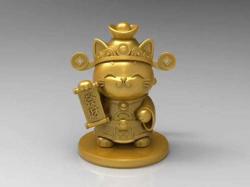 3D Printed Chinese New Year Fortune Cat