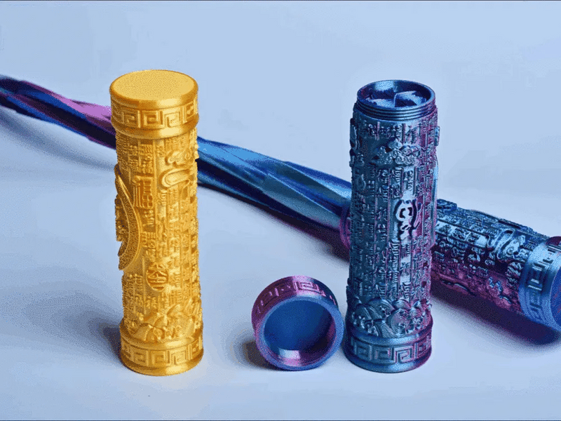 3D Printed Wanfu telescopic sword