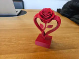 3D Printed Eternal Rose Heart – The Perfect Valentine’s Day Gift