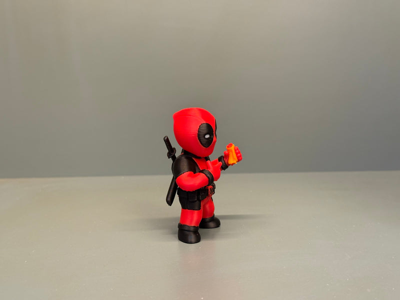 3D Printed Deadpool's Taco Time 3D Q Version