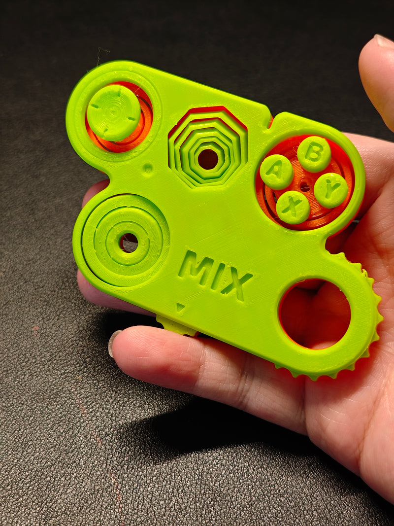 3D Printed Six in one stress relieving toy