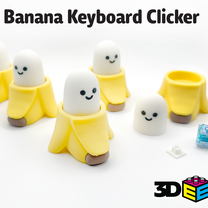 3D Printed Banana Keyboard Clicker