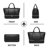 Travel Bag with Shoe Pouch,Weekender Bag Overnight Duffle Bag Carry On Bag Travel Tote Duffel Bags for Traveling Sport Duffel Bag Gym Bag for Women or Men