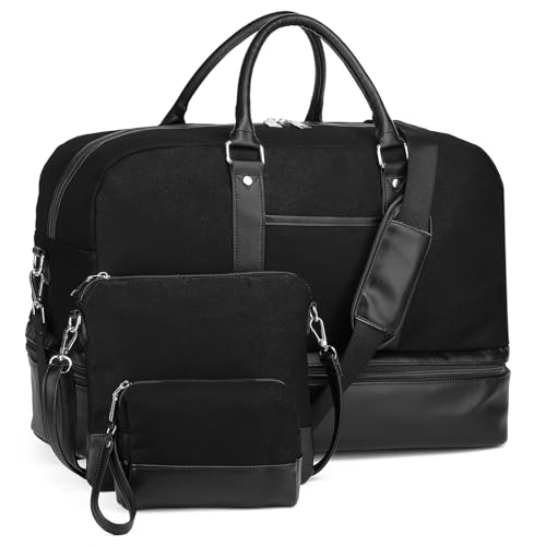 Weekender Bags for Women,Travel Duffel Bags Overnight Bags for Women Travel Tote Bags Carry On Bags for Airplanes Hospital Bags for Labor and Delivery 3Pcs Set