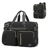 Laptop Bag for Women, 17.3 Inch Computer Backpack Briefcase Messenger Shoulder Work Tote Bag Gifts for Women Office Travel College,Black