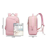 seyfocnia Travel Backpack for Women,17.3 Inch Laptop Backpack Carry On Backpack for Airplanes Computer Backpack for Women Business Backpack with Laptop Compartment Work Bag,Pink