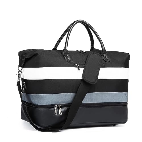 Travel Duffel Bags, Weekender Bags for Women Overnight Bag with Shoe Pouch Carry On Bag Gym Duffel Bag Travel Tote Duffel Bag Hospital Bags for Labor and Delivery for Women