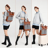 seyfocnia Convertible Laptop Backpack for Women,15.6 Inch Laptop Backpacks Computer Business Backpacks with USB Charging Port Work Bag for Ladies